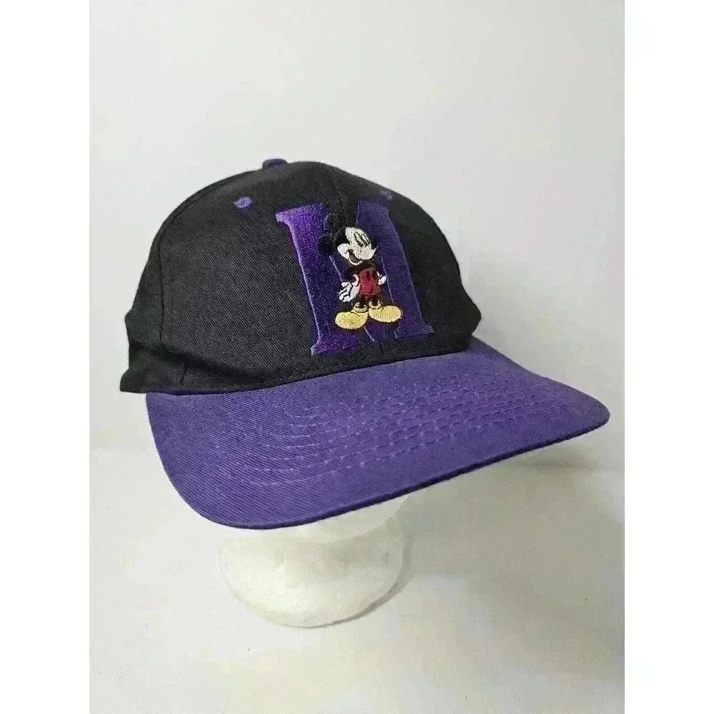 Vintage Mickey Unlimited Mickey Mouse M Snapback Hat Cap Disney